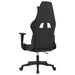 Scaun de gaming cu masaj, negru și verde deschis, textil - WALTI WALTI