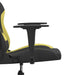 Scaun de gaming cu masaj, negru și verde deschis, textil - WALTI WALTI