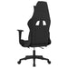 Scaun gaming cu masaj/suport picioare, negru/gri deschis textil - WALTI WALTI