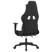 Scaun de gaming cu masaj/suport picioare, negru / oranj, textil - WALTI WALTI