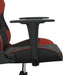 Scaun de gaming de masaj, negru și roșu vin, piele ecologică - WALTI WALTI