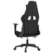 Scaun de gaming cu masaj/suport picioare, negru/gri, piele eco - WALTI WALTI