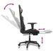 Scaun de gaming masaj/suport picioare negru/Camuflaj piele eco - WALTI WALTI