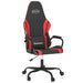 Scaun de gaming de masaj, negru și roșu, piele ecologică - WALTI WALTI