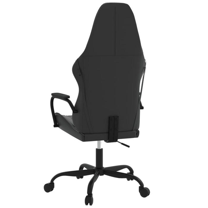 Scaun de gaming de masaj, negru și gri, piele ecologică - WALTI WALTI