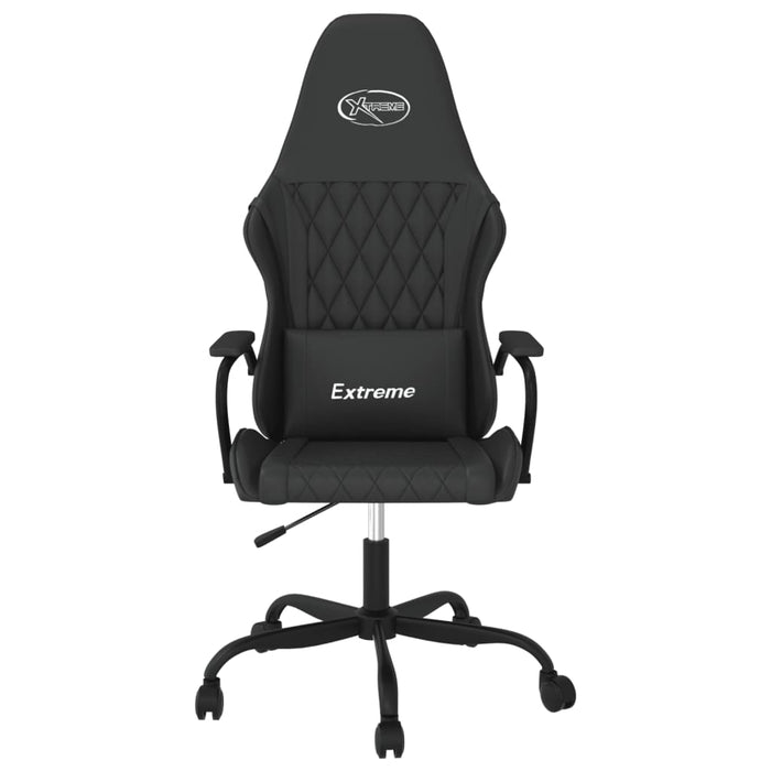 Scaun de gaming de masaj, negru, piele ecologică - WALTI WALTI