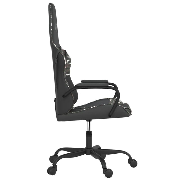 Scaun de gaming de masaj, negru și camuflaj, piele ecologică - WALTI WALTI