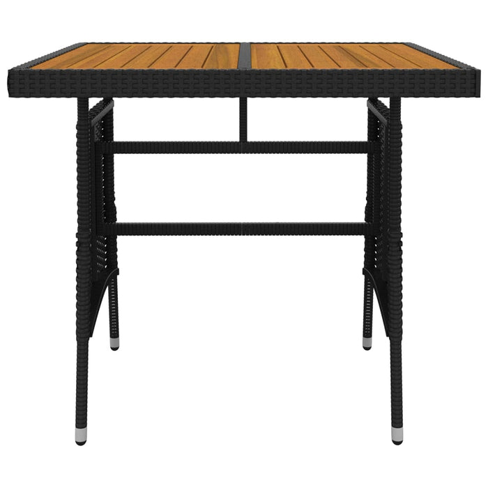 Set mobilier de exterior, 5 piese, negru, poliratan - WALTI WALTI