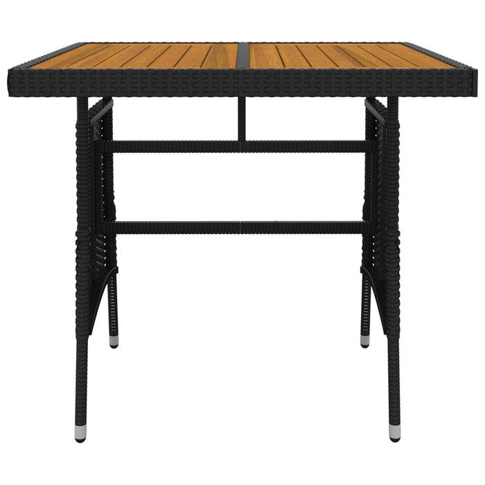 Set mobilier de exterior, 5 piese, negru, poliratan - WALTI WALTI