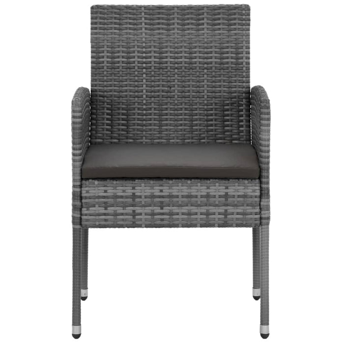 Set de mobilier de exterior, 7 piese, gri, poliratan - WALTI WALTI