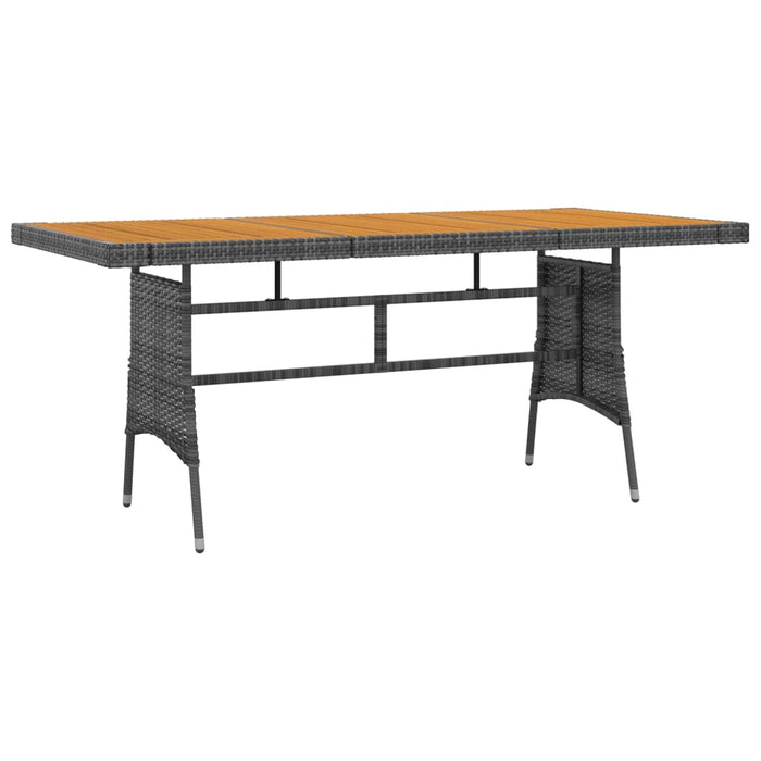 Set de mobilier de exterior, 7 piese, gri, poliratan - WALTI WALTI