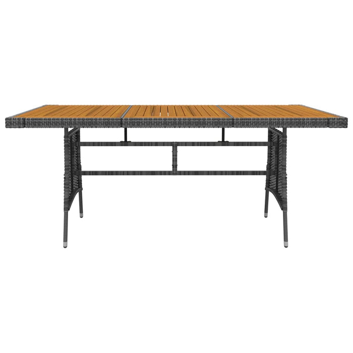 Set de mobilier de exterior, 7 piese, gri, poliratan - WALTI WALTI