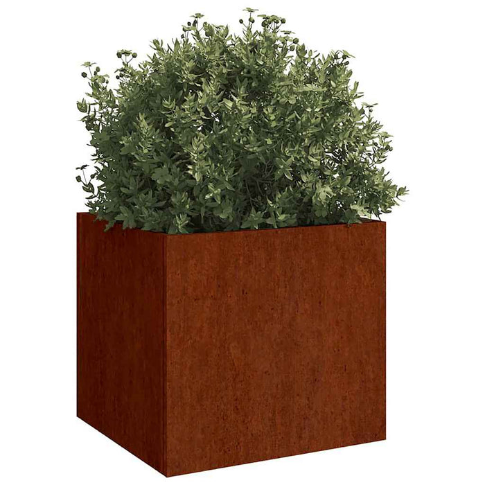 Jardinieră, 32x30x29 cm, oțel corten - WALTI WALTI