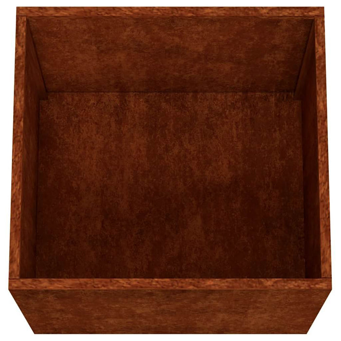 Jardinieră, 32x30x29 cm, oțel corten - WALTI WALTI