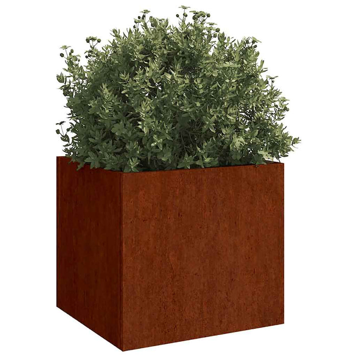 Jardiniere, 2 buc., 32x30x29 cm, oțel corten - WALTI WALTI
