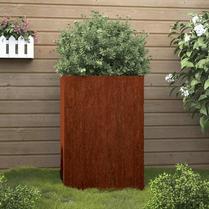 Jardinieră, 52x48x75 cm, oțel corten - WALTI WALTI