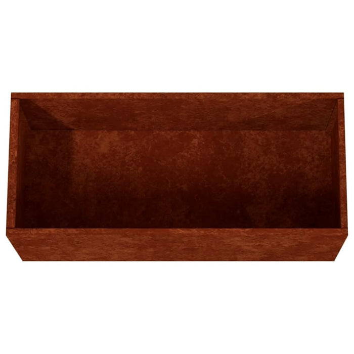 Jardinieră, 62x40x39 cm, oțel corten - WALTI WALTI