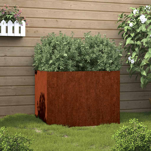 Jardinieră, 62x47x46 cm, oțel corten - WALTI WALTI