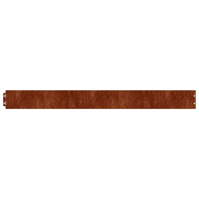 Borduri de gazon 10 buc. 10x103 cm oțel Corten flexibil - WALTI WALTI