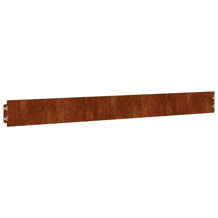 Borduri de gazon 50 buc. 10x103 cm oțel Corten flexibil - WALTI WALTI