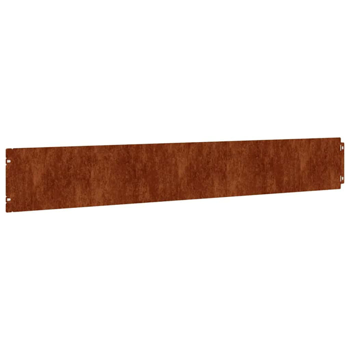 Borduri de gazon 10 buc. 15x103 cm oțel Corten flexibil - WALTI WALTI