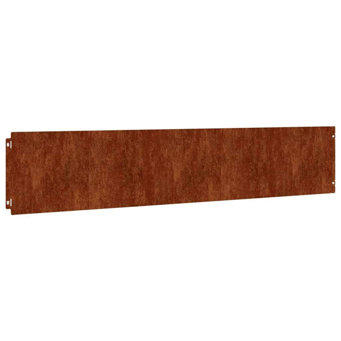 Borduri de gazon 10 buc. 20x103 cm oțel Corten flexibil - WALTI WALTI
