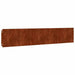 Borduri de gazon 10 buc. 20x103 cm oțel Corten flexibil - WALTI WALTI