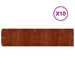 Borduri de gazon 10 buc. 25x103 cm oțel Corten flexibil - WALTI WALTI