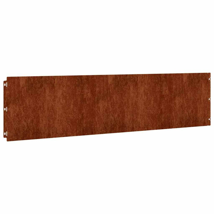 Borduri de gazon 10 buc. 25x103 cm oțel Corten flexibil - WALTI WALTI