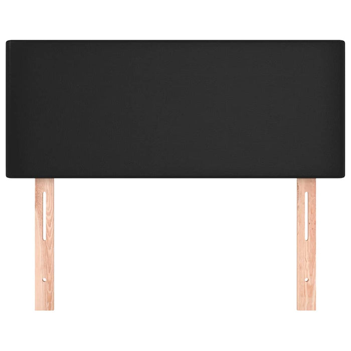 Tăblie de pat, negru, 80x5x78/88 cm, piele ecologică - WALTI WALTI
