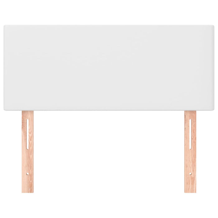 Tăblie de pat, alb, 80x5x78/88 cm, piele ecologică - WALTI WALTI