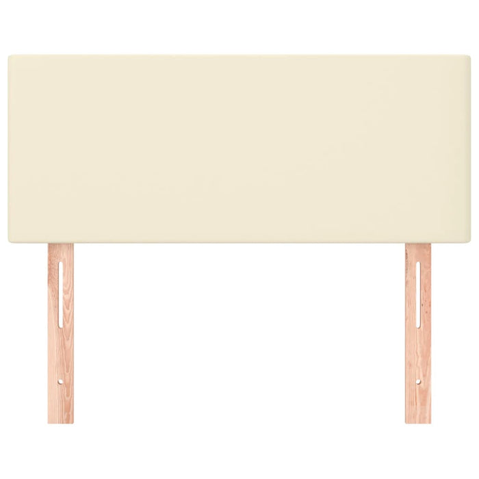 Tăblie de pat, crem, 80x5x78/88 cm, piele ecologică - WALTI WALTI
