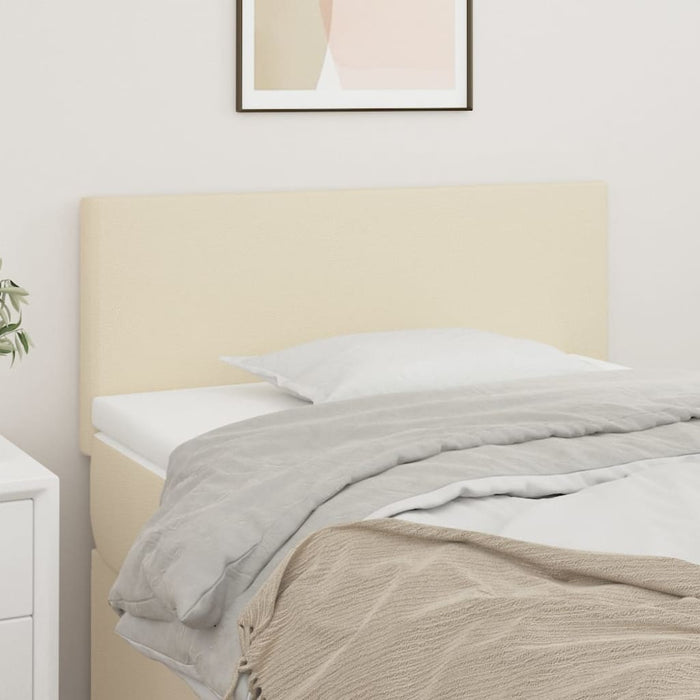 Tăblie de pat, crem, 80x5x78/88 cm, piele ecologică - WALTI WALTI