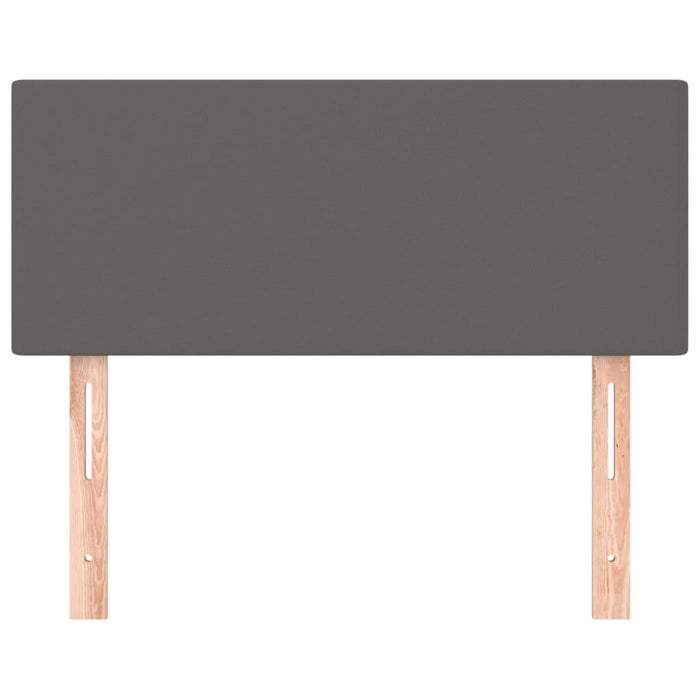 Tăblie de pat, gri, 80x5x78/88 cm, piele ecologică - WALTI WALTI