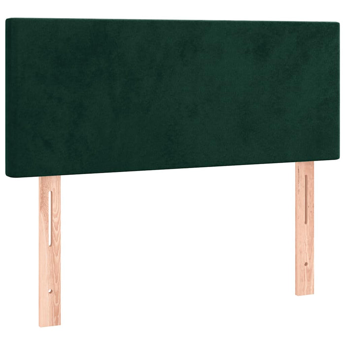 Tăblie de pat, verde închis, 80x5x78/88 cm, catifea - WALTI WALTI