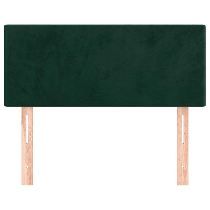Tăblie de pat, verde închis, 80x5x78/88 cm, catifea - WALTI WALTI