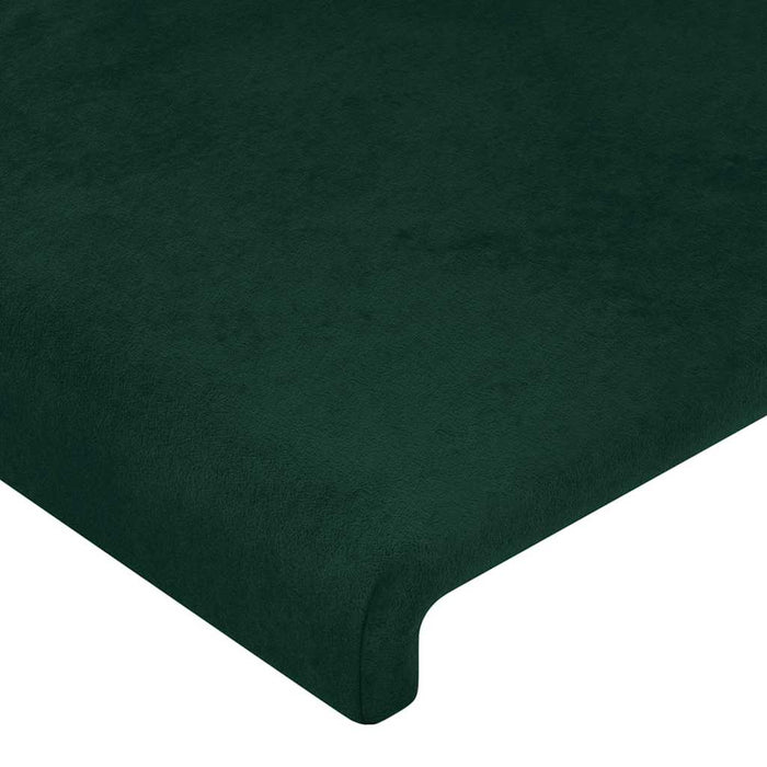 Tăblie de pat, verde închis, 80x5x78/88 cm, catifea - WALTI WALTI