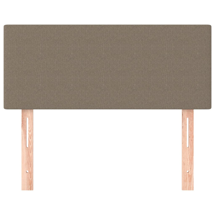 Tăblie de pat, gri taupe, 90x5x78/88 cm, textil - WALTI WALTI