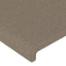 Tăblie de pat, gri taupe, 90x5x78/88 cm, textil - WALTI WALTI