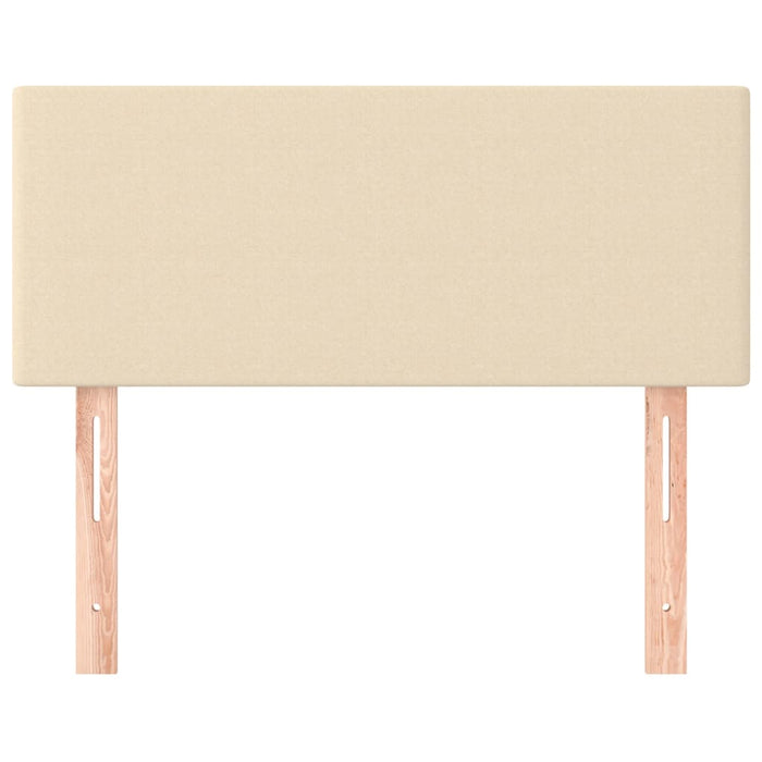 Tăblie de pat, crem, 90x5x78/88 cm, textil - WALTI WALTI