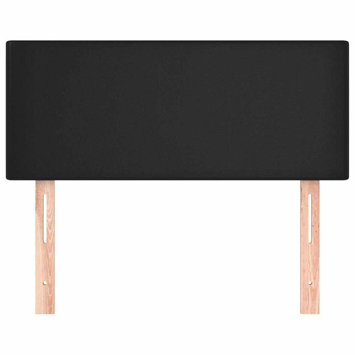 Tăblie de pat, negru, 90x5x78/88 cm, piele ecologică - WALTI WALTI