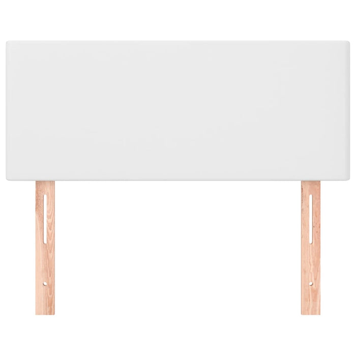 Tăblie de pat, alb, 90x5x78/88 cm, piele ecologică - WALTI WALTI