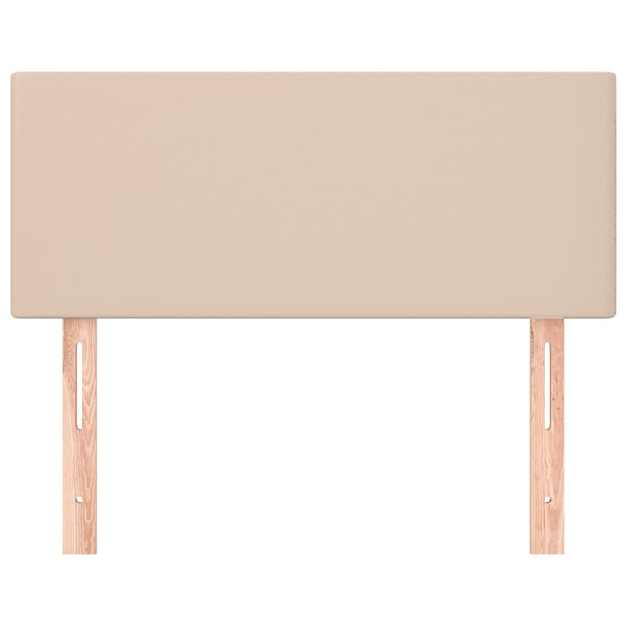 Tăblie de pat, cappuccino, 90x5x78/88 cm, piele ecologică WALTI
