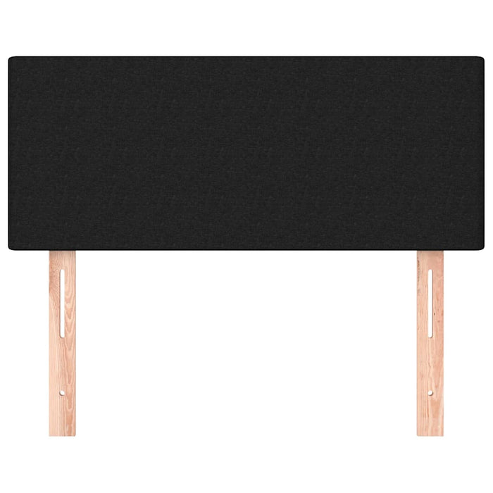 Tăblie de pat, negru, 100x5x78/88 cm, textil - WALTI WALTI