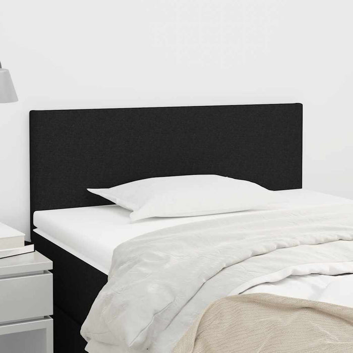 Tăblie de pat, negru, 100x5x78/88 cm, textil - WALTI WALTI