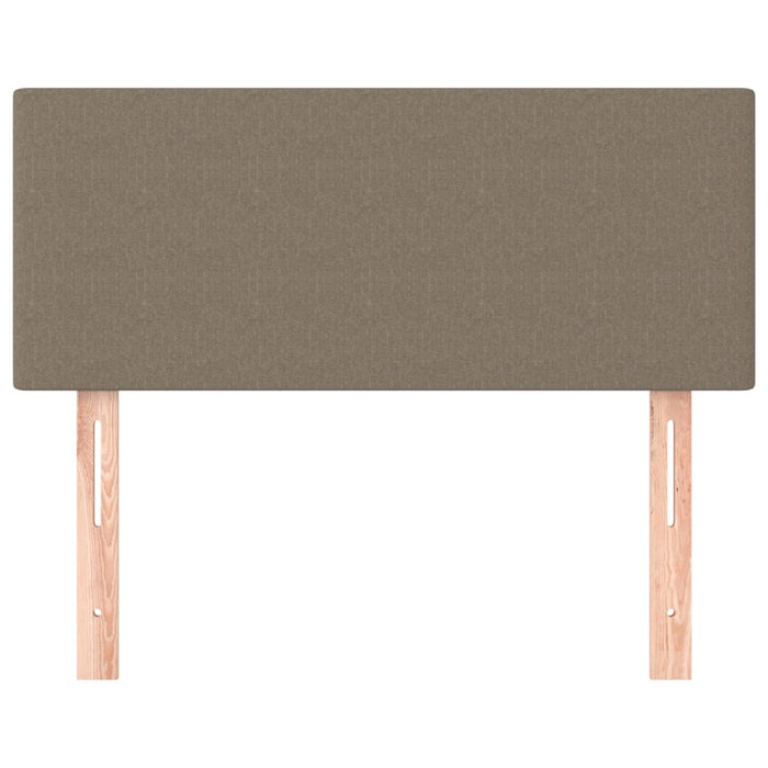 Tăblie de pat, gri taupe, 100x5x78/88 cm, textil - WALTI WALTI