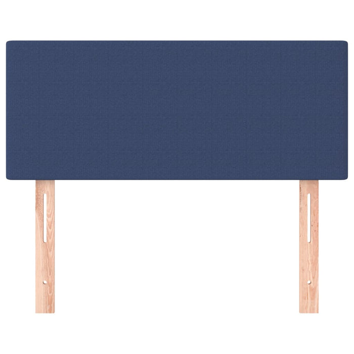 Tăblie de pat, albastru, 100x5x78/88 cm, textil WALTI