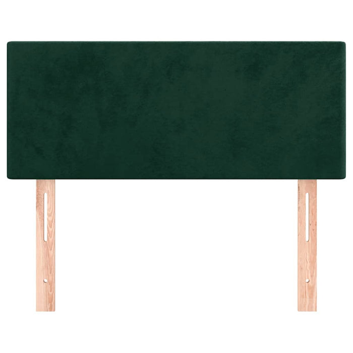 Tăblie de pat, verde închis, 100x5x78/88 cm, catifea - WALTI WALTI