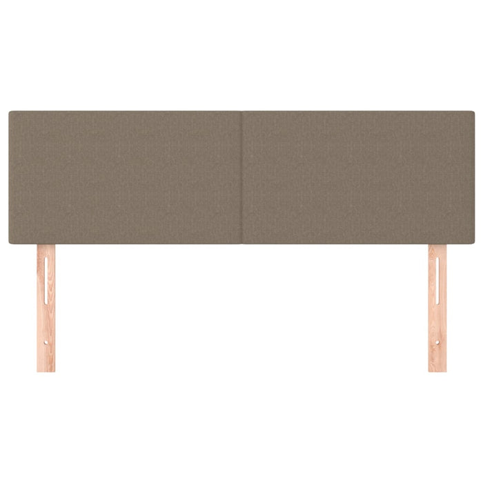 Tăblii de pat, gri taupe, 144x5x78/88 cm, textil - WALTI WALTI