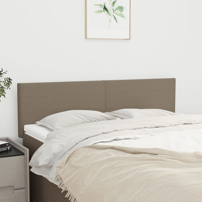 Tăblii de pat, gri taupe, 144x5x78/88 cm, textil - WALTI WALTI